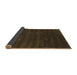 Sideview of Abstract Brown Contemporary Rug, con121brn