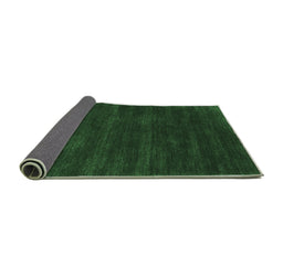 Sideview of Abstract Emerald Green Contemporary Rug, con121emgrn