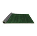 Sideview of Abstract Emerald Green Contemporary Rug, con121emgrn