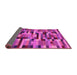 Sideview of Abstract Pink Contemporary Rug, con1220pnk