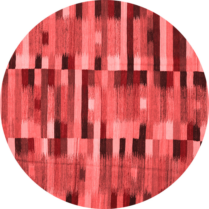 Machine Washable Abstract Red Contemporary Rug, wshcon1220red