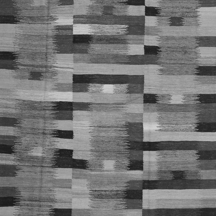 Serging Thickness of Machine Washable Abstract Gray Contemporary Rug, wshcon1220gry