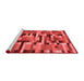 Contemporary Red Washable Rugs