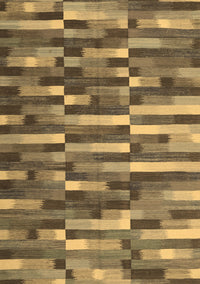 Abstract Brown Contemporary Rug, con1221brn