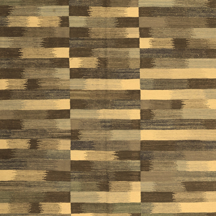 Abstract Brown Contemporary Rug, con1221brn