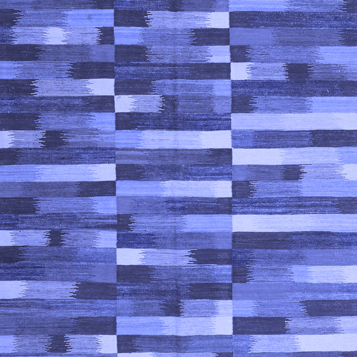 Machine Washable Abstract Blue Contemporary Rug, wshcon1221blu