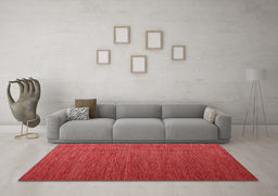 Contemporary Red Washable Rugs