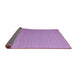 Sideview of Abstract Purple Contemporary Rug, con1223pur