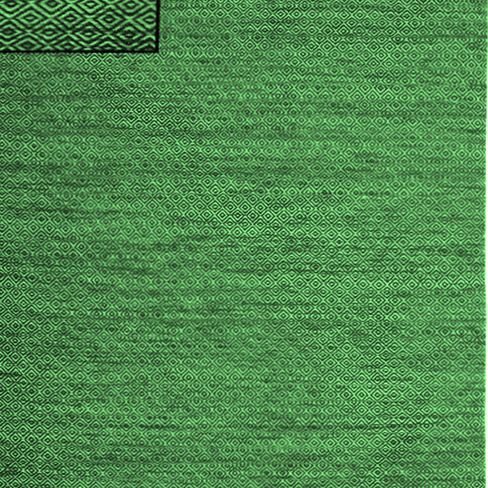 Machine Washable Abstract Emerald Green Contemporary Area Rugs, wshcon1224emgrn