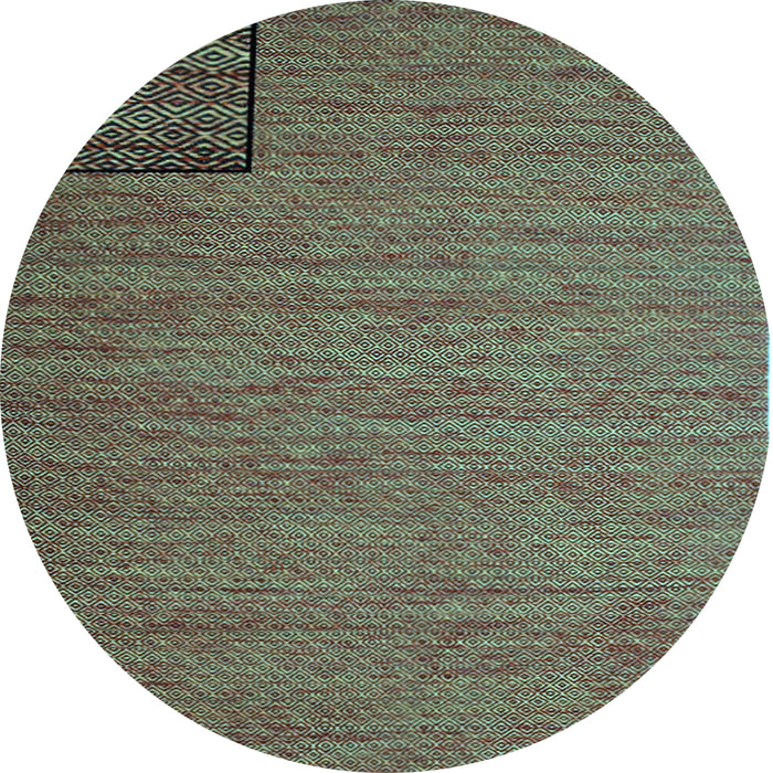 Round Machine Washable Abstract Light Blue Contemporary Rug, wshcon1224lblu