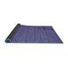 Sideview of Abstract Blue Contemporary Rug, con1224blu