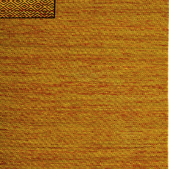 Abstract Yellow Contemporary Rug, con1224yw