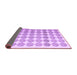 Sideview of Abstract Purple Contemporary Rug, con1225pur