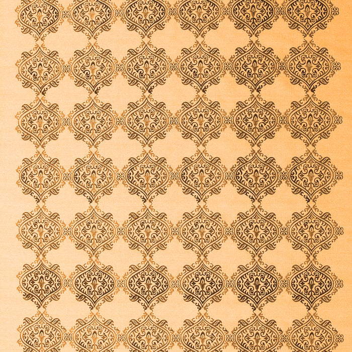 Abstract Orange Contemporary Rug, con1225org