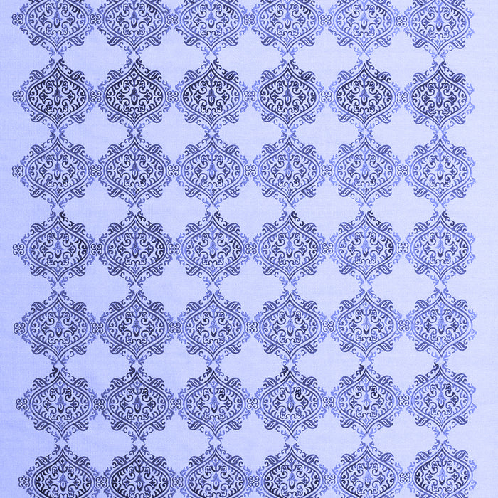 Abstract Blue Contemporary Rug, con1225blu