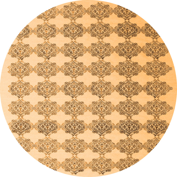 Machine Washable Abstract Orange Contemporary Area Rugs, wshcon1225org