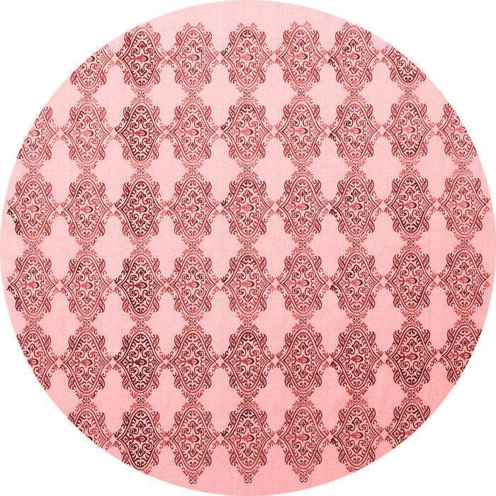 Machine Washable Abstract Red Contemporary Rug, wshcon1225red