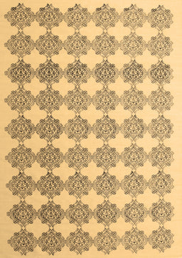 Abstract Brown Contemporary Rug, con1225brn