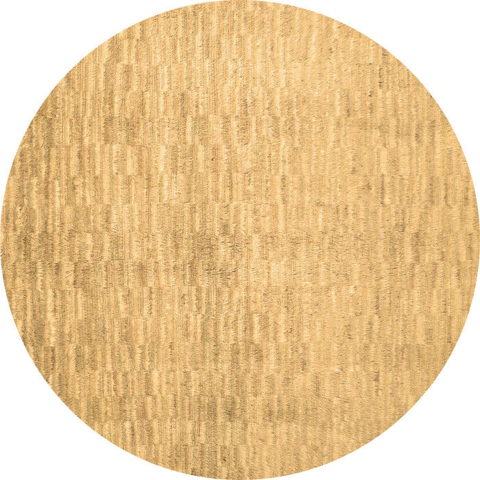 Round Machine Washable Abstract Brown Contemporary Rug, wshcon1227brn