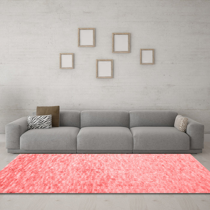 Contemporary Red Washable Rugs