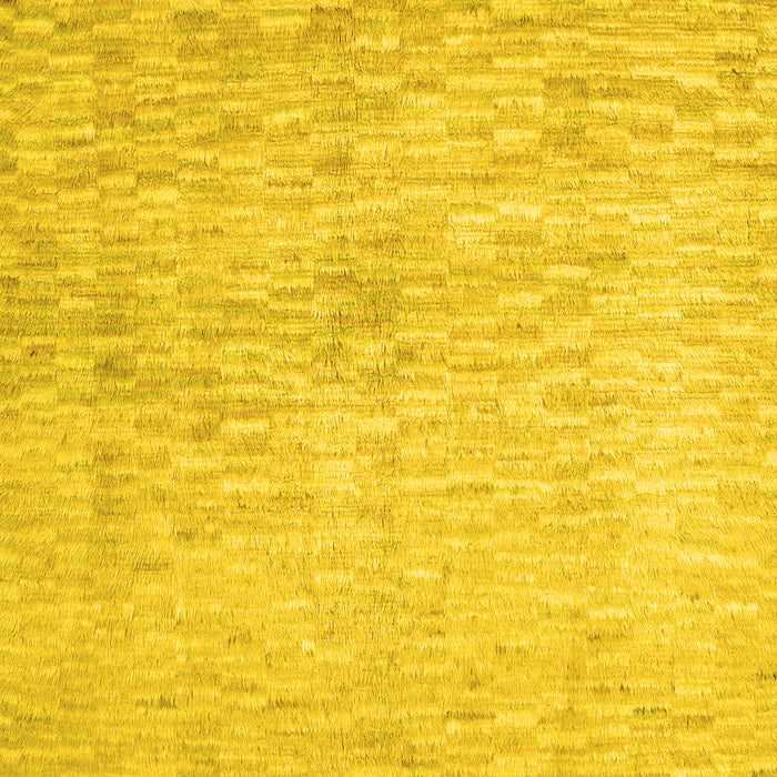 Abstract Yellow Contemporary Rug, con1227yw