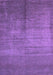 Abstract Purple Contemporary Rug, con1228pur