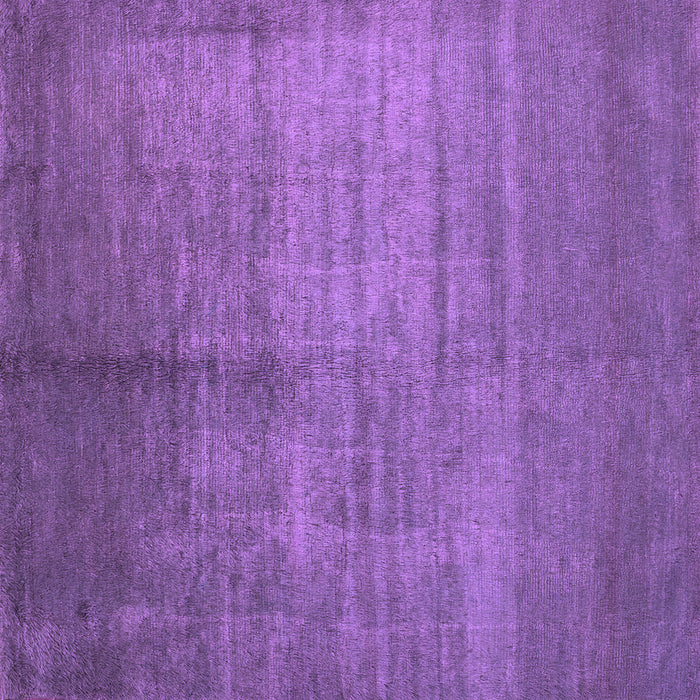 Square Machine Washable Abstract Purple Contemporary Area Rugs, wshcon1228pur