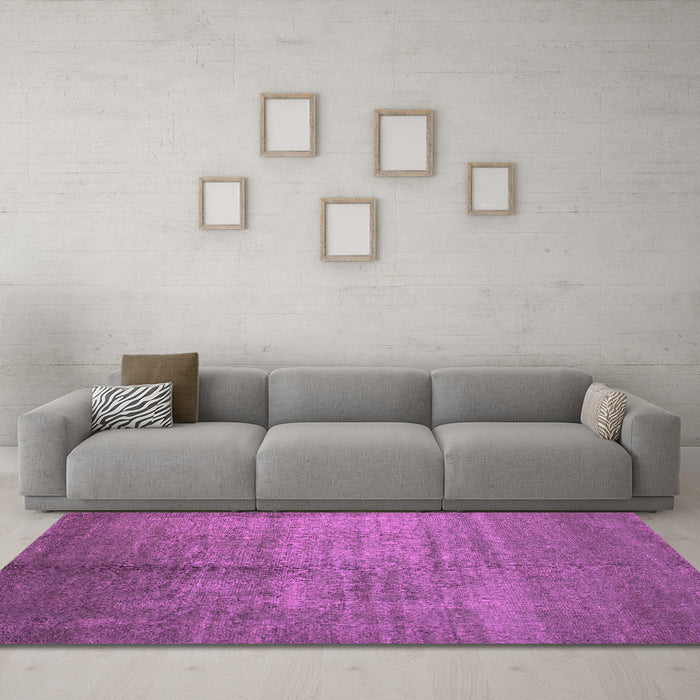 Machine Washable Abstract Pink Contemporary Rug in a Living Room, wshcon1228pnk