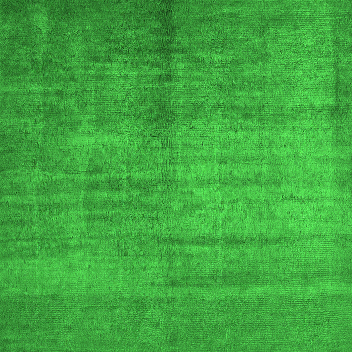 Serging Thickness of Machine Washable Abstract Green Contemporary Area Rugs, wshcon1228grn