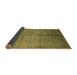 Sideview of Abstract Brown Contemporary Rug, con1228brn