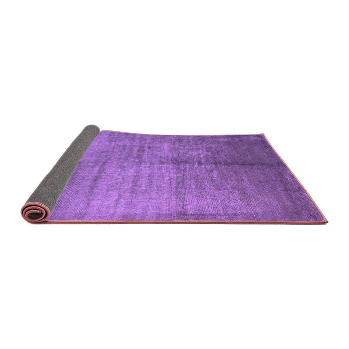 Sideview of Abstract Purple Contemporary Rug, con1228pur