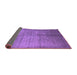 Sideview of Abstract Purple Contemporary Rug, con1228pur