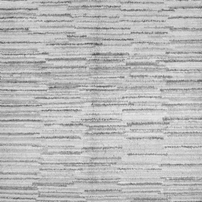 Round Machine Washable Abstract Gray Contemporary Rug, wshcon1229gry