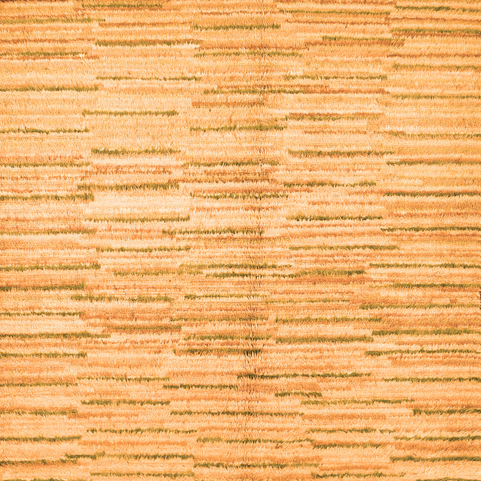 Serging Thickness of Abstract Orange Contemporary Rug, con1229org