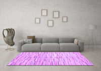 Machine Washable Abstract Purple Contemporary Rug, wshcon1229pur