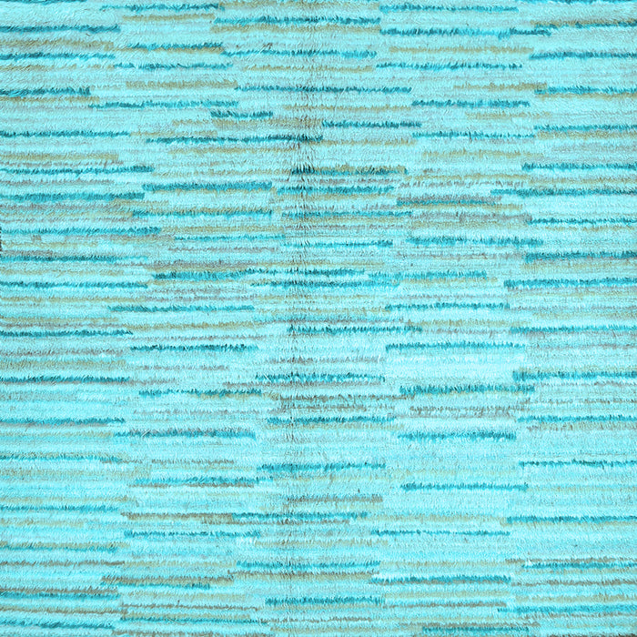 Square Machine Washable Abstract Light Blue Contemporary Rug, wshcon1229lblu