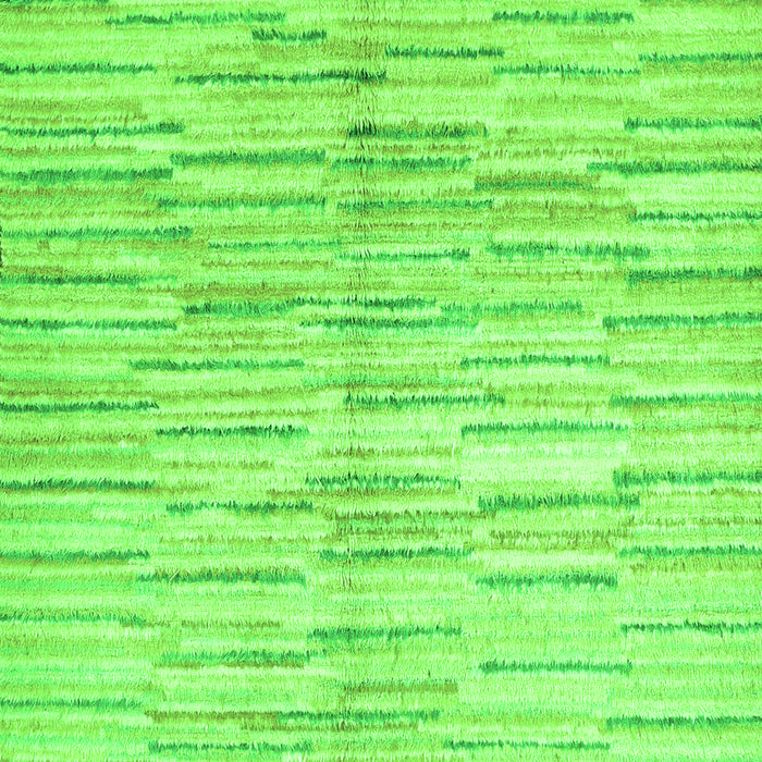 Serging Thickness of Machine Washable Abstract Green Contemporary Area Rugs, wshcon1229grn