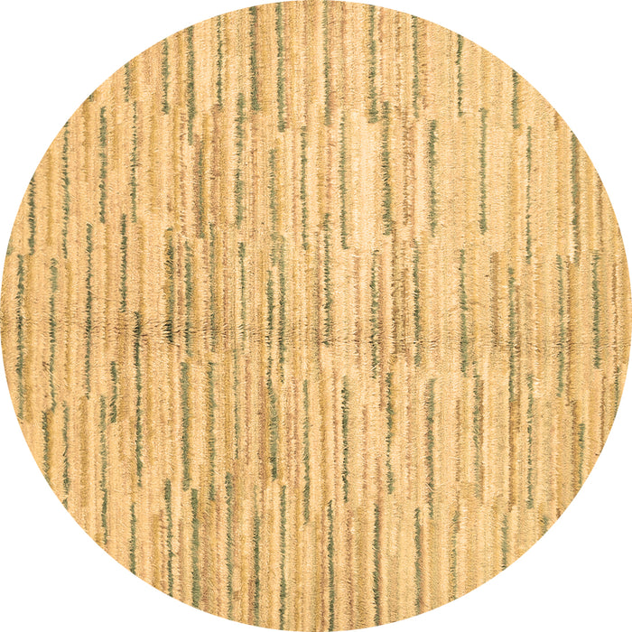 Round Machine Washable Abstract Brown Contemporary Rug, wshcon1229brn