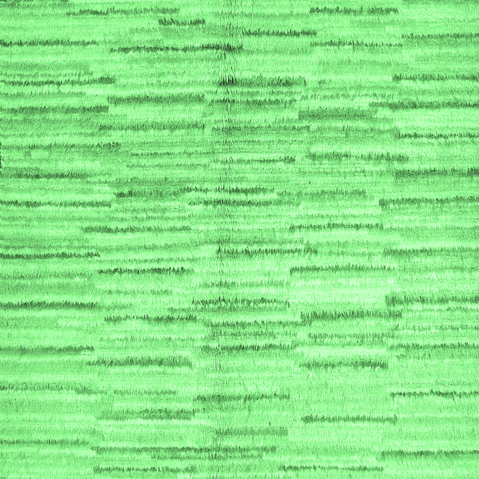 Machine Washable Abstract Emerald Green Contemporary Area Rugs, wshcon1229emgrn