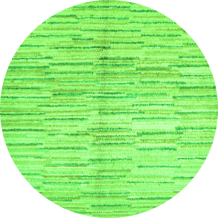 Machine Washable Abstract Green Contemporary Area Rugs, wshcon1229grn