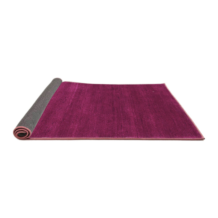 Sideview of Abstract Purple Contemporary Rug, con122pur