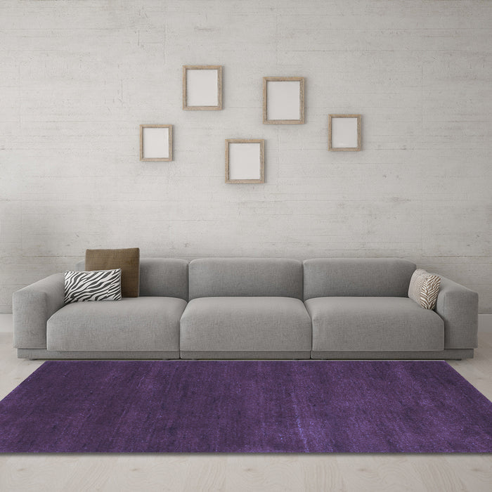 Machine Washable Abstract Blue Contemporary Rug in a Living Room, wshcon122blu