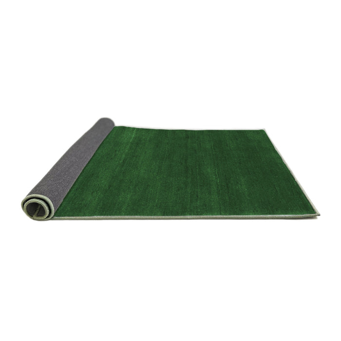 Sideview of Abstract Emerald Green Contemporary Rug, con122emgrn