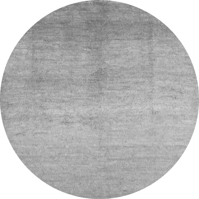 Square Abstract Gray Contemporary Rug, con1230gry