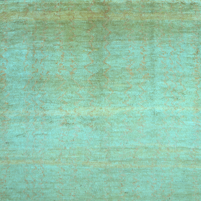 Square Abstract Light Blue Contemporary Rug, con1230lblu