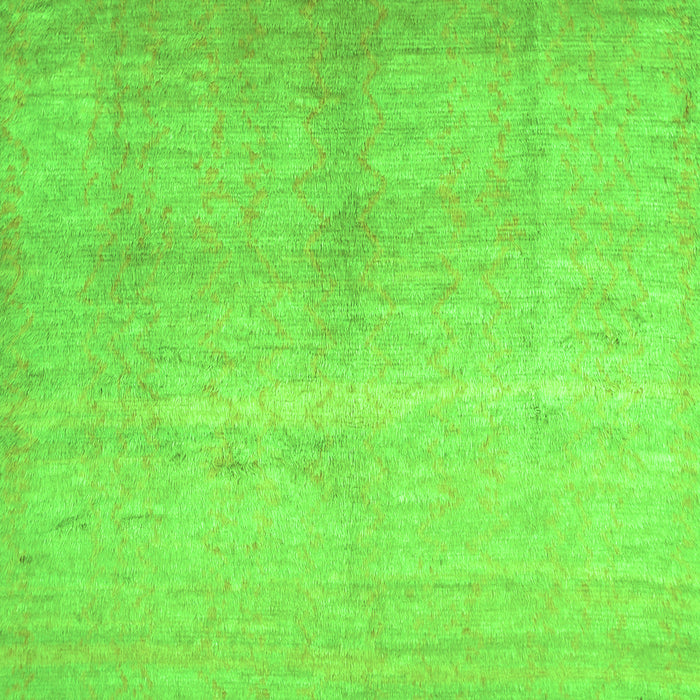 Abstract Green Contemporary Rug, con1230grn