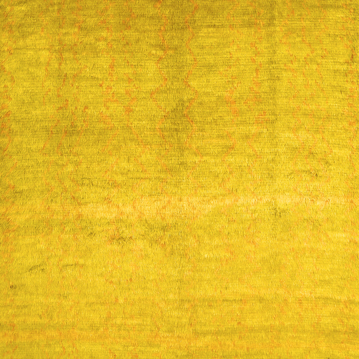 Abstract Yellow Contemporary Rug, con1230yw