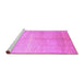 Sideview of Machine Washable Abstract Purple Contemporary Area Rugs, wshcon1230pur