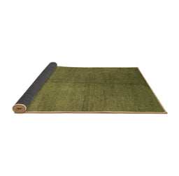 Sideview of Abstract Brown Contemporary Rug, con1231brn