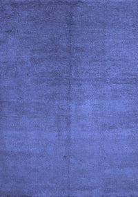 Abstract Blue Contemporary Rug, con1231blu